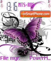 Abstract Butterfly Theme-Screenshot