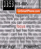 Focus tema screenshot