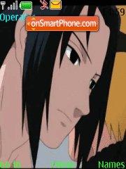 Capture d'écran Sasuke Uchiha thème