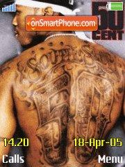 50Cent Tatoo theme screenshot