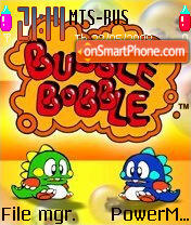 Capture d'écran Bubble Bobble thème