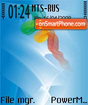 Rainbow Swirl S60V2 es el tema de pantalla