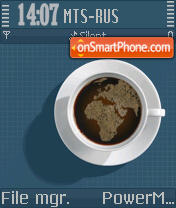 Coffee OS8 tema screenshot