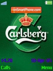 Carlsberg Beer es el tema de pantalla