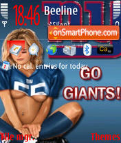 Go Giants tema screenshot