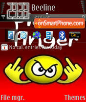 Pick A Finger tema screenshot