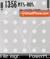 Theme Nokia 6260 tema screenshot