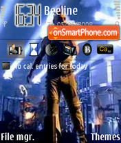 Rammstein 04 theme screenshot