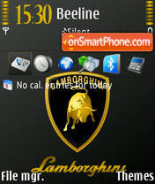 Lamborghini theme screenshot