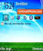 Nature v2 240x320 tema screenshot