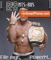 Jhon Cena theme screenshot