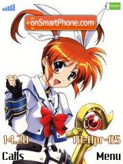 Princess Nanoha theme screenshot