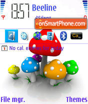 FlyAgaric tema screenshot