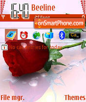 Love Rose tema screenshot