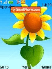 Sunflower Girasole tema screenshot