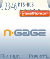 Ngage 2nd Generation tema screenshot