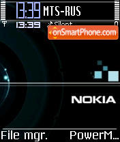 Nokia theme screenshot