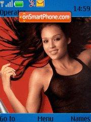 Скриншот темы Jessica Alba