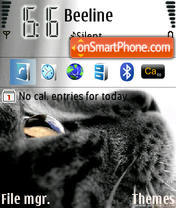 Capture d'écran Cat thème