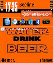 Savewater tema screenshot