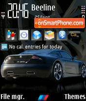 Bmw M Zero theme screenshot