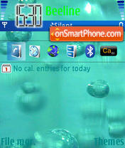 Bubbles tema screenshot