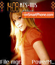 Hilary Duff tema screenshot