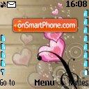 Pink Hearts tema screenshot