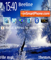 Winter 240x320 tema screenshot