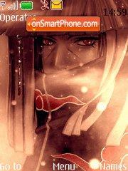 Capture d'écran Itachi Uchiha thème