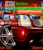 Green Car tema screenshot