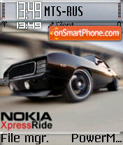 Nokia Xpress Ride 02 theme screenshot