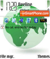 Green Earth tema screenshot