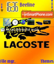 Lacoste 567 tema screenshot