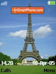 Eiffel Tower tema screenshot