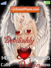 Noughty Angel tema screenshot