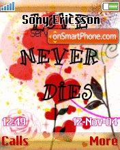 Love Never Dies tema screenshot