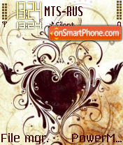 L'Amour Heart theme screenshot