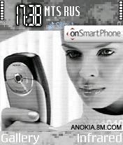 Nokia 6600 es el tema de pantalla