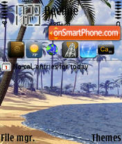 Palm Beach tema screenshot