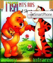 Winnie the Pooh and Tigra es el tema de pantalla