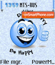 Be Happy tema screenshot