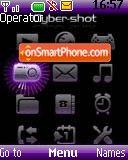 Cybershot tema screenshot