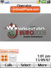 Euro 2008 Theme-Screenshot