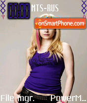 Avril Lavigne tema screenshot