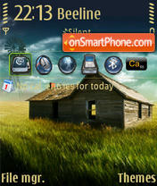 Скриншот темы Home On The Range QVGA