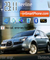 Subaru Tribeca tema screenshot