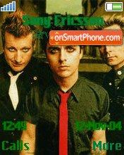 Скриншот темы Green Day Band