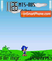 Sonic01 theme screenshot