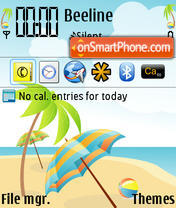 Beach 24 theme screenshot